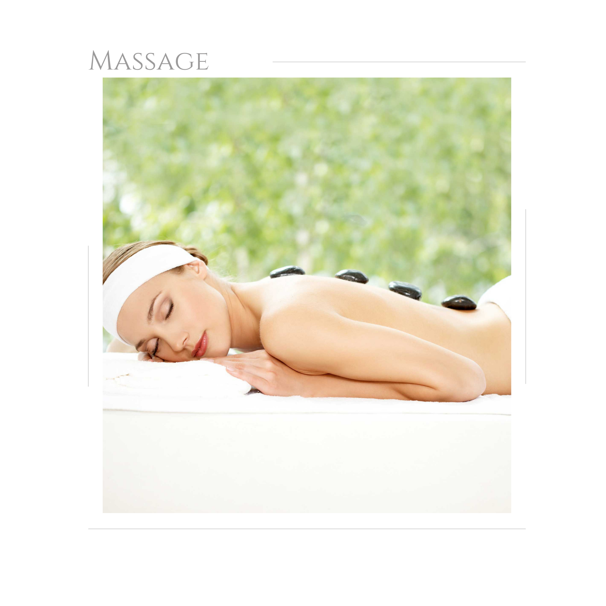 Massage Treatments Catalog